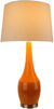 Oakestry Tangerine Ceramic &amp; Metal Table Lamp
