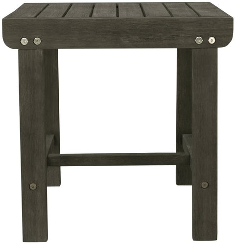 Oakestry V1843 Renaissance Outdoor Patio Wood Side Table