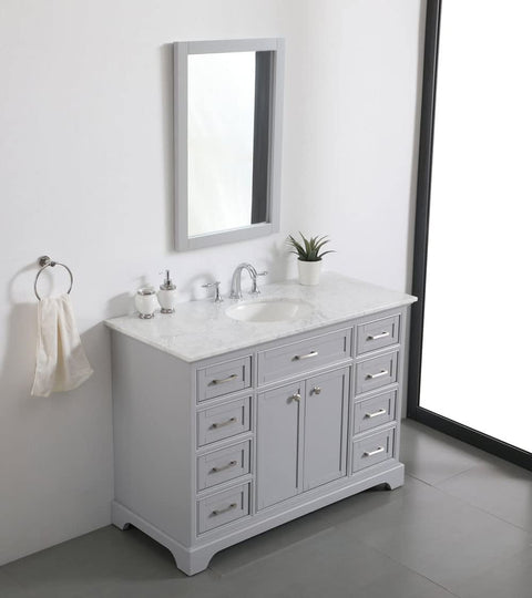 Elegant Decor 48 in. Single Bathroom Vanity Set in White