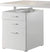 Oakestry Brennan 3-Drawer Reversible set up Office Desk | White.