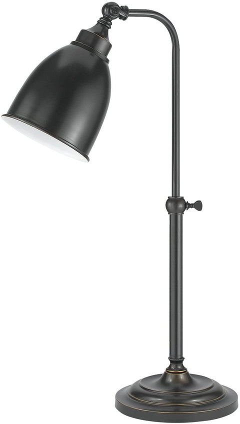 Oakestry BO-2032TB-DB Table Lamp with Metal Shades, Dark Bronze Finish 15 x 7 x 27