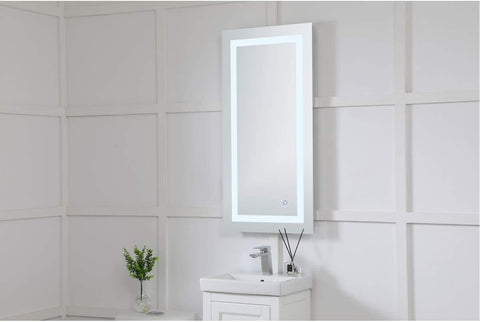 Oakestry Helios 20in x 40in Hardwired LED Mirror with Touch Sensor and Color Changing Temperature 3000K/4200K/6400K