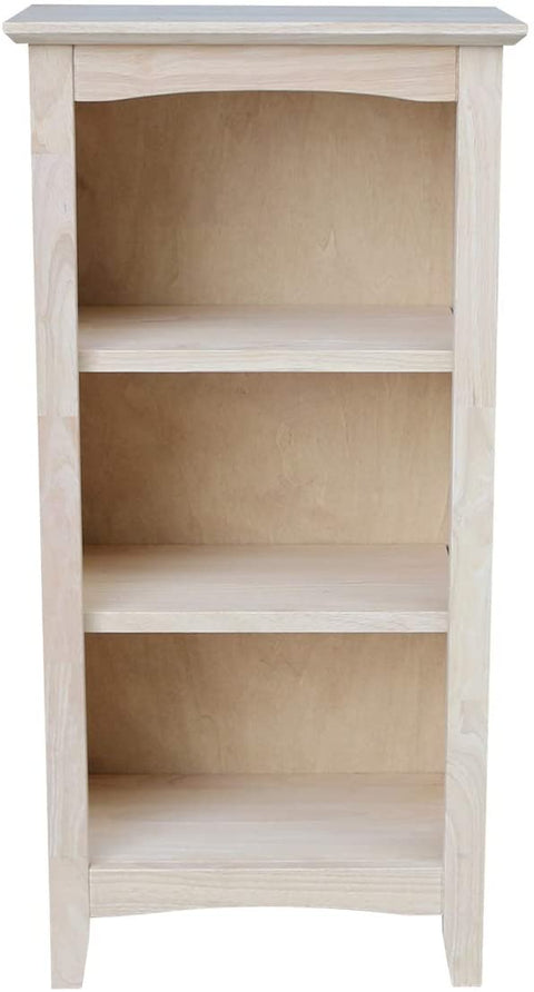 Oakestry Shaker Bookcase - 36&#34; H,Unfinished
