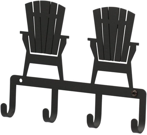 Oakestry KH-119 Adirondack Chair Silhouette Black Metal Key Holder