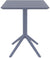 Oakestry Sky 24 inch Square Folding Table in Dark Gray Finish