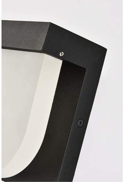 Oakestry Raine Integrated Led Wall Sconce in Black