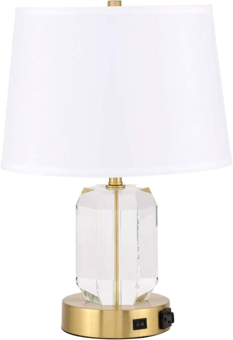 Elegant Decor Wendolyn 1 Light Brass Table Lamp