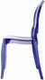 Oakestry Siesta Baby Elizabeth Kids Chair in Transparent Violet, Commercial Grade
