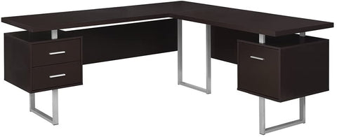 Oakestry Computer 70&#34;L Desk Left or Right Facing - Capuccino