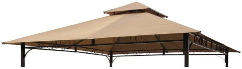 Oakestry St. Kitts Replacement Canopy for 10&#39; Canopy Gazebo - Black