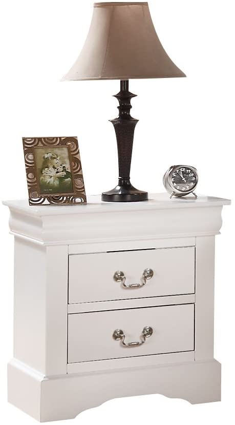 Oakestry Louis Philippe III 24503 Nightstand, White