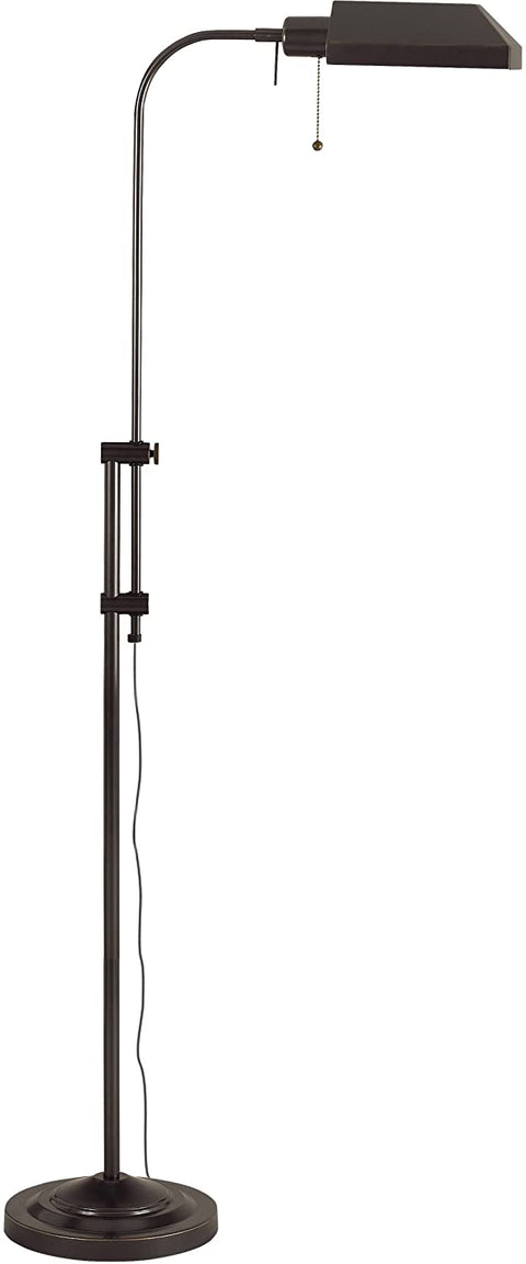 Oakestry BO-117FL-BS Floor Lamp with No Shades, Brushed Steel Finish, 5.8x23.3x12.6