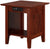 Oakestry Nantucket End Table with Charging Station, Walnut