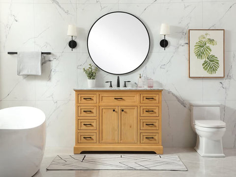 Elegant Decor 48 in. Single Bathroom Vanity Set in White