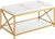 Oakestry St. Andrews Coffee Table, White / Gold