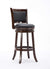 Oakestry Augusta Bar Height Swivel Stool, 29-Inch, Cappuccino