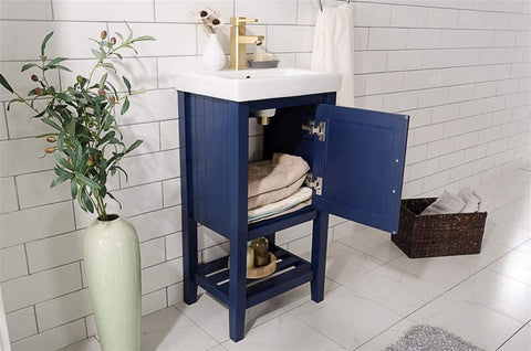 Oakestry 18-inch Blue Sink Vanity
