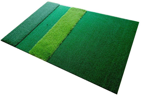 Oakestry Ultimate Inside/Outside Versatile 3 Turf Home Golf Mat Practice Training Aid, 4 x 6 Feet