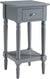 Oakestry French Country Khloe Accent Table, Gray