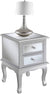 Oakestry Gold Coast Victoria Mirrored End Table, Mirror / Silver