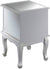Oakestry Gold Coast Victoria Mirrored End Table, Mirror / Silver