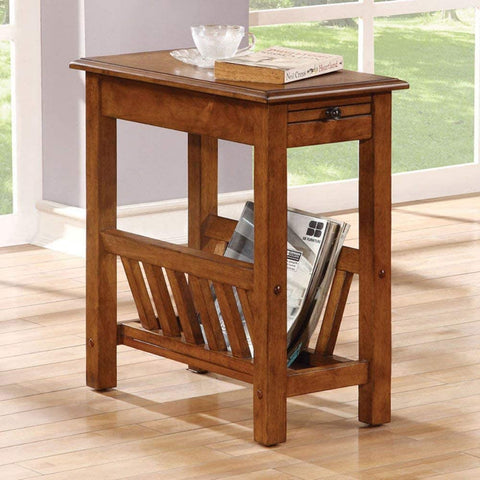 Oakestry 80517 Jayme Side Table, Tobacco