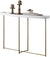 Oakestry Lunar Console Table, White/Gold