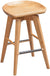 Oakestry Bali Swivel Counter Stool, 24-Inch, 30, 1-Pack, Natural