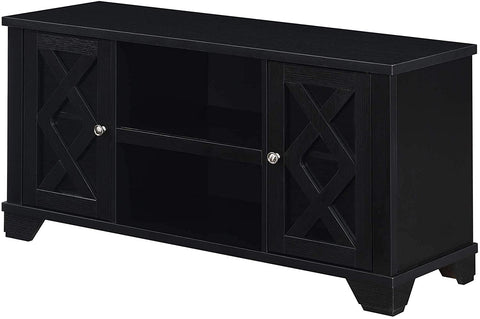 Oakestry Gateway TV Stand, Black