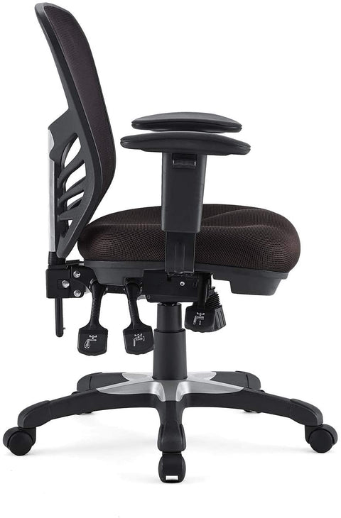 Oakestry Articulate Ergonomic Mesh Office Chair in Brown