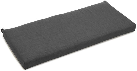 Oakestry 42-inch Solid All-Weather Bench Cushion Cool Grey