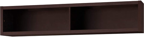 Oakestry Bridge with 2 Encased Storage Compartments Cappuccino
