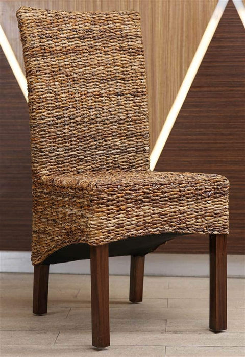 Oakestry Furniture Piece Gaby Woven Banana Dining Chair (Set of 2)