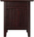 Oakestry Nantucket End Table with Charging Station, (20&#34; x 20&#34;), Espresso