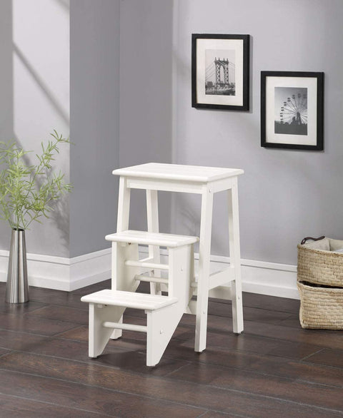 Oakestry Step Stool, 24-Inch, White