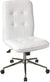 Oakestry Mellennial Modern Home Office Chair without Arms in White