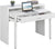 Oakestry Newport JB Console/Sliding Desk with Drawer and Riser, White