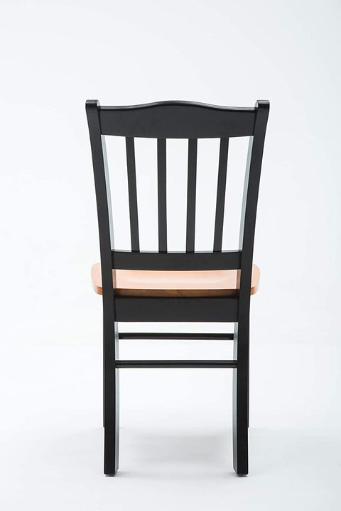 Oakestry Shaker Chair, Black/Oak, Set of 2