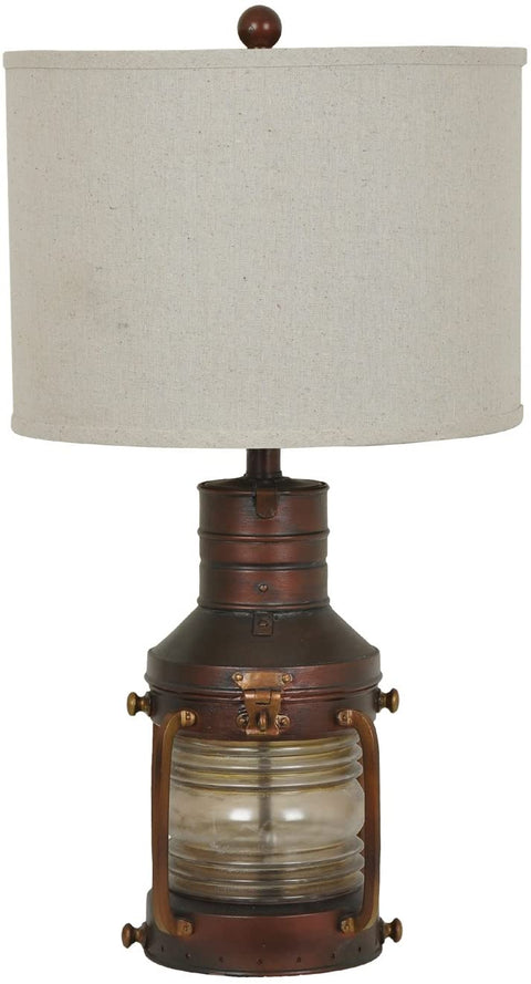 Oakestry CVABS964 Copper Lantern Table Lamp Lighting