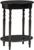Oakestry Classic Accents Brandi Oval End Table, Black