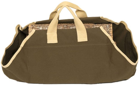 Oakestry, Sage Canvas Log Carrier Tote