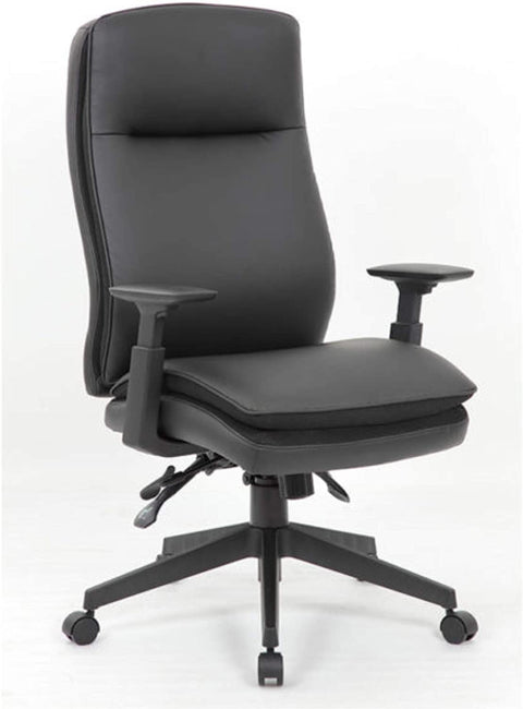 Oakestry Executive High Back Adjustable Arms Chair, Black