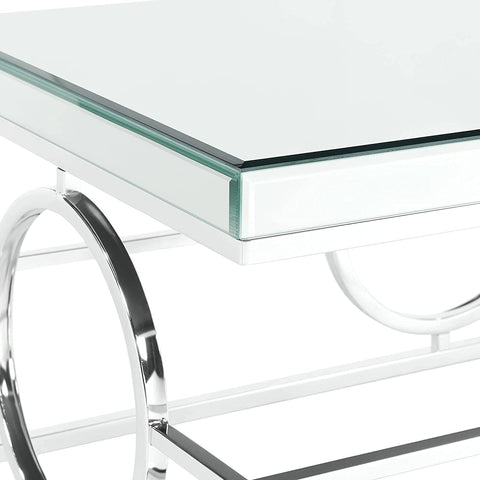 Oakestry Katie Rectangle Mirrored Sofa Table
