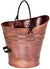 Oakestry Copper Coal Hod, Small Pail Pellet Bucket