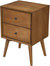 Oakestry Modern Flynn nightstand 18&#34; w x 15&#34; d x 26&#34; h Acorn with Drawers for Bedroom Living Room
