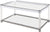 Oakestry 720748-CO Glass Top Coffee Table, Chrome