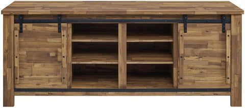 Oakestry Cheshire 70&#34; TV Stand Rustic Sliding Door Dining Room Cabinet Storage Buffet Table Sideboard