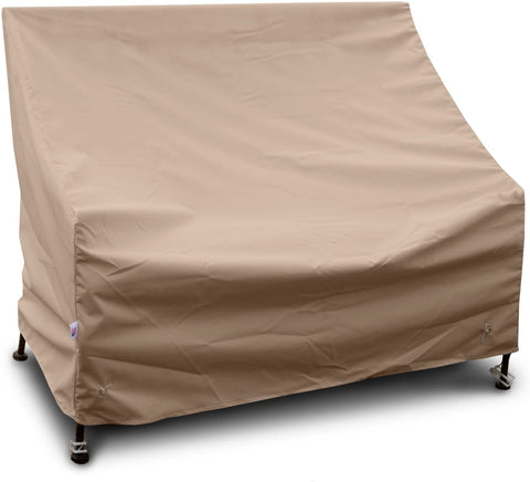 Oakestry 44203 5-Feet Bench/Glider Cover, 63-Inch Width by 28-Inch Diameter by 37-Inch Height, Toast