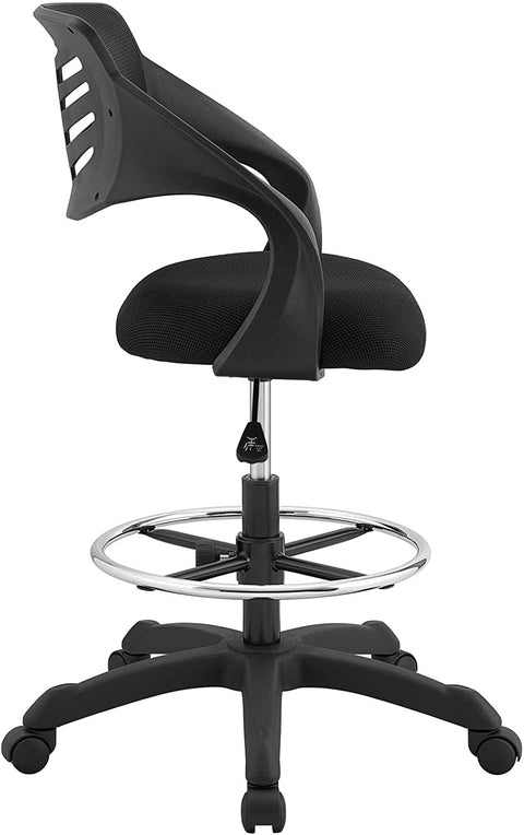 Oakestry Thrive Drafting Chair - Tall Office Chair for Adjustable Standing Desks in Black