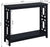 Oakestry Town Square Console Table with Shelf, Black